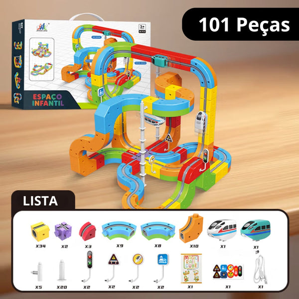 MagicTrain - Trilho Mágico Magnético Educativo 101pcs