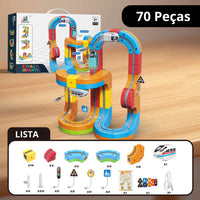 MagicTrain - Trilho Mágico Magnético Educativo 101pcs