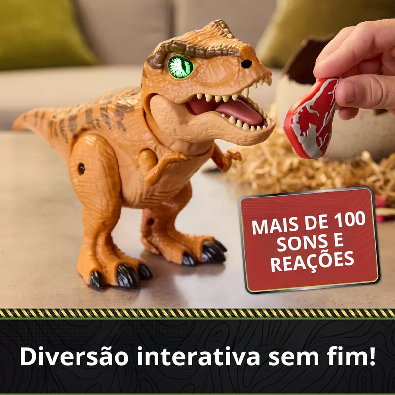 Dinossauro Rex Interativo com Sons e Reações